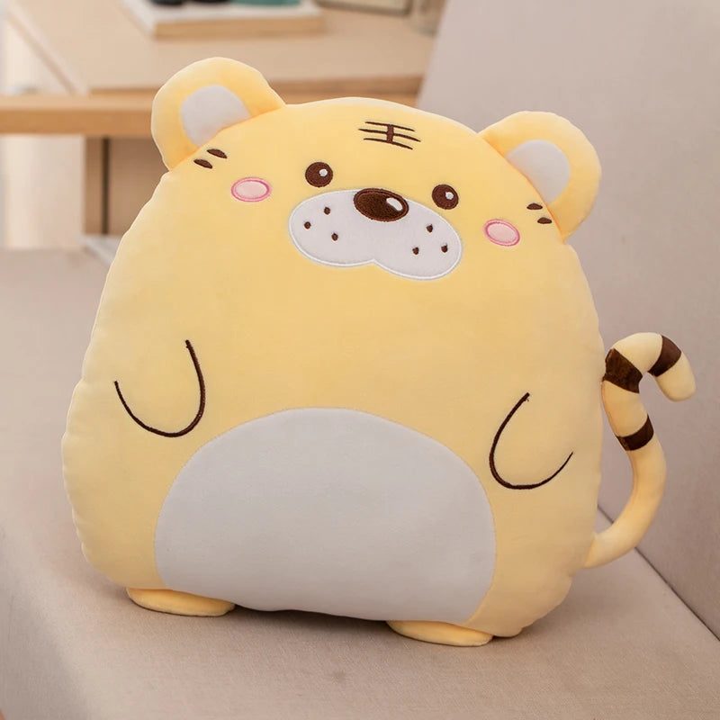 2-in-1 Animals Flannel Blanket Plush 40cm