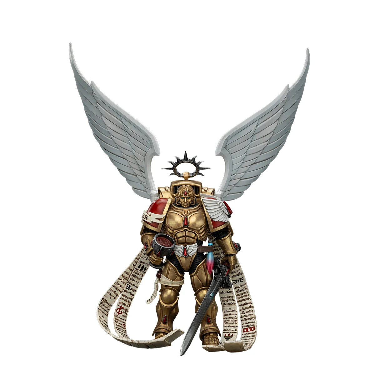 JOYTOY Warhammer 40k 1/18 Action Figures Blood Angels The Sanguinor with Encarmine Broadsword