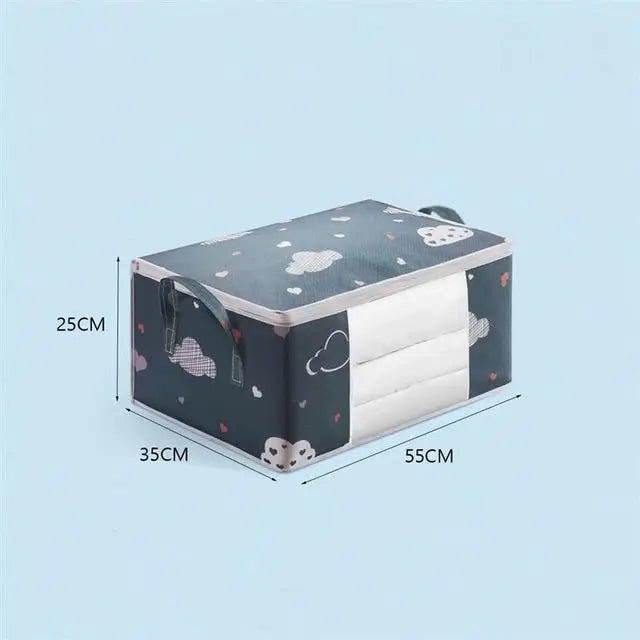 Large Capacity Clothes Storage Organizer With Reinforced Handle
