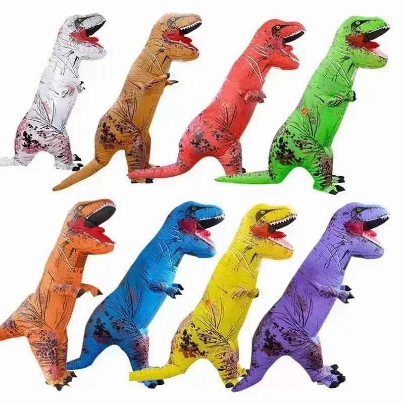 Tyrannosaurus rex inflatable costume mascot