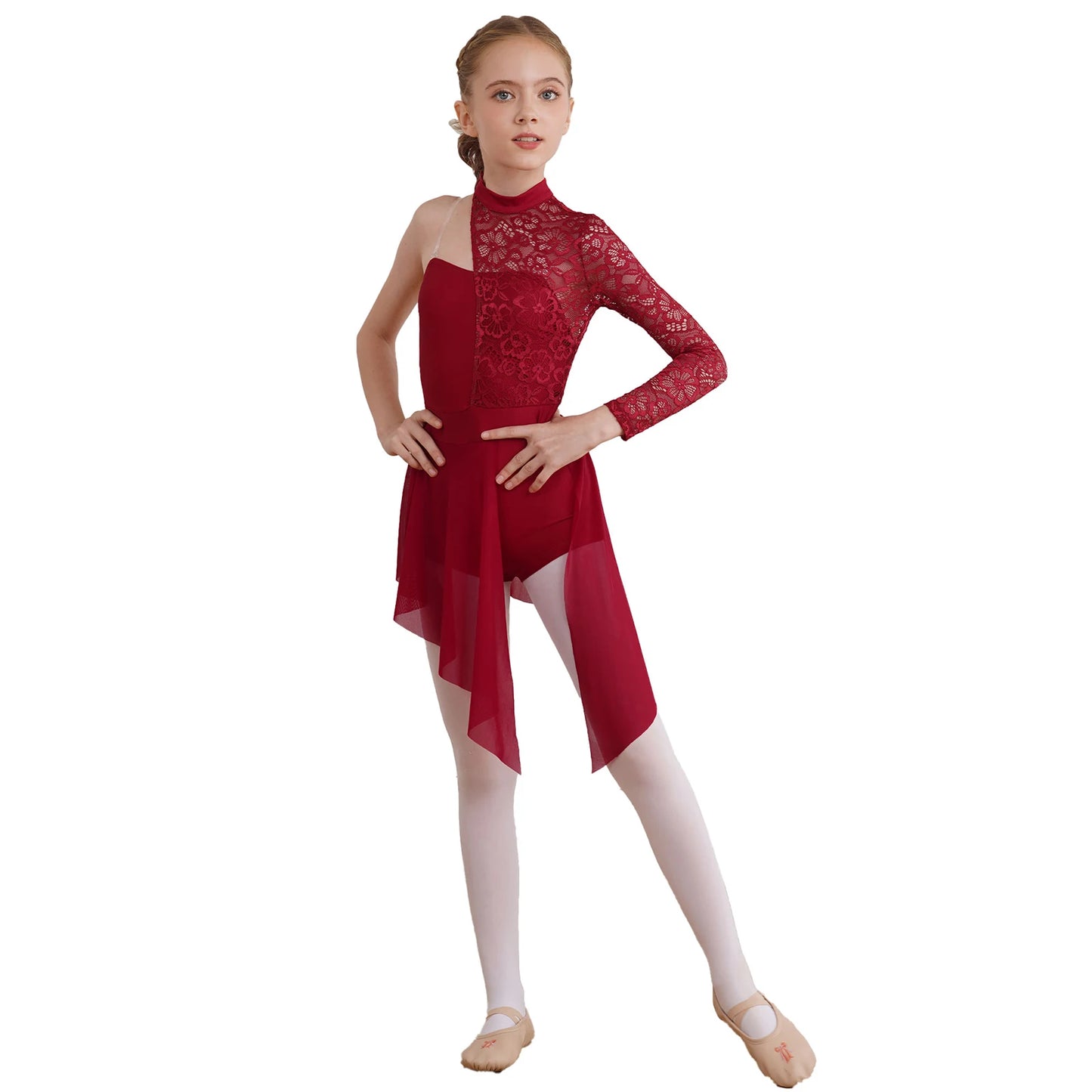 Kids Girls Modern Lyrical Dance Dress