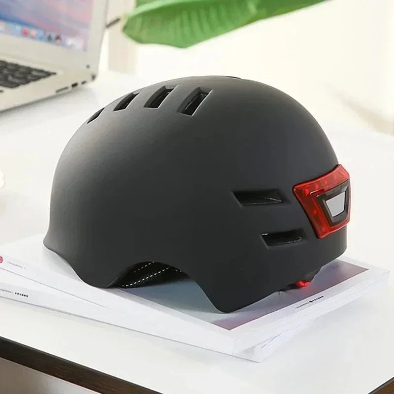 Urban Safety Helmet With Light Integrated