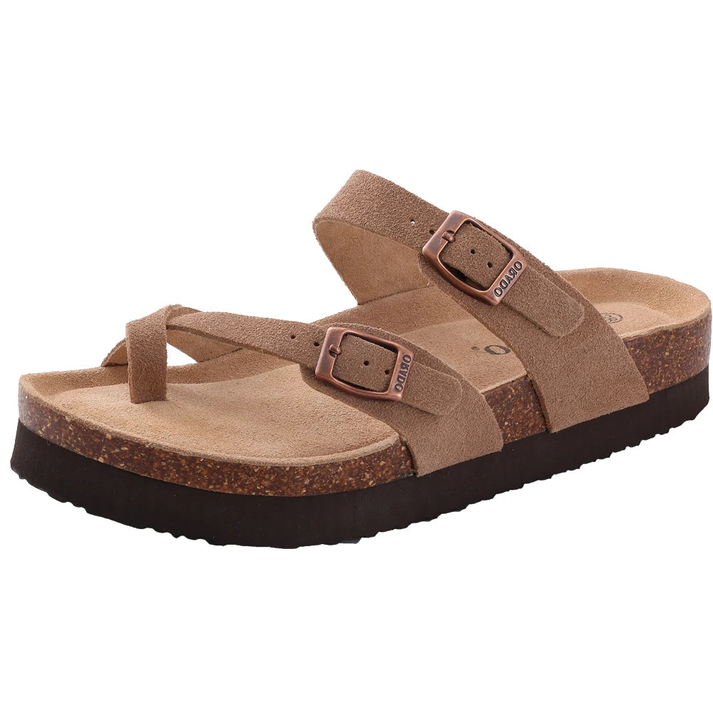 Classic Cork Clogs Suede Sandals With Arch Support