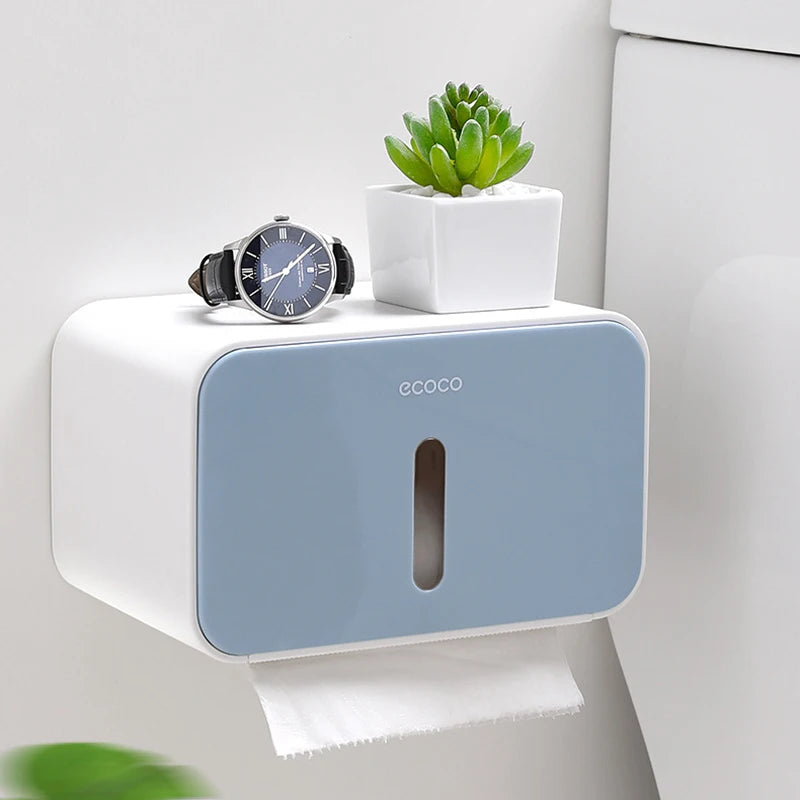 ECOCO Toilet Paper Roll Holder Wall Mounted