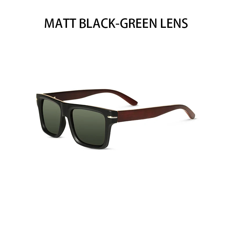 Wood Sun Glasses Man Natural Wooden Sunglasses Women Eyeglasses Polarizing Glasses UV Protection Eyewear Oi9909