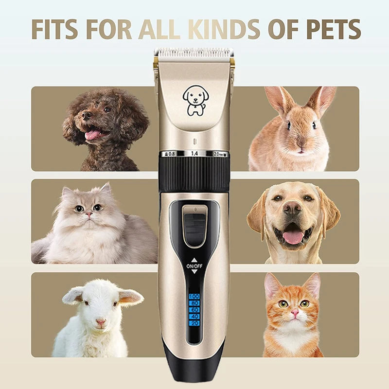 Professional Pet Rechargeble Cordless Glooming Set