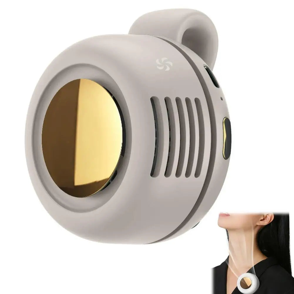 Portable Mini Bladeless Fan 3 Speed Adjustable Clip