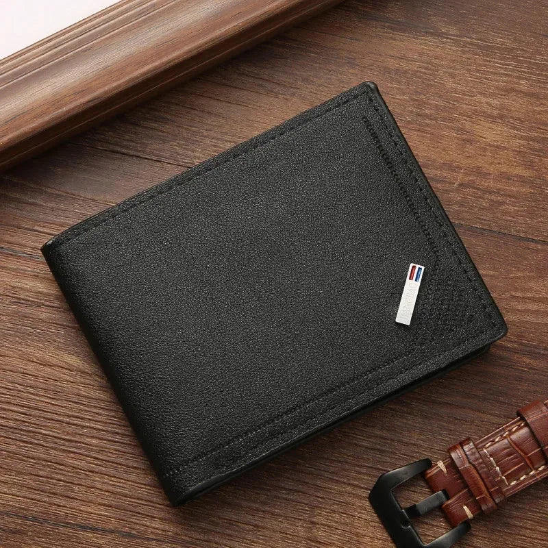 Men's soft PU leather wallet