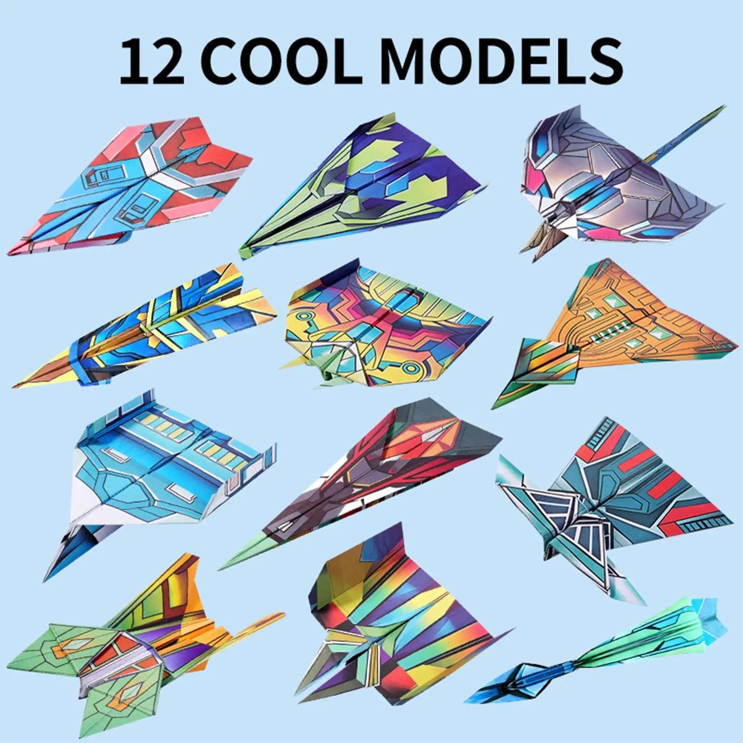 Paper Airplane Book 12 Patterns