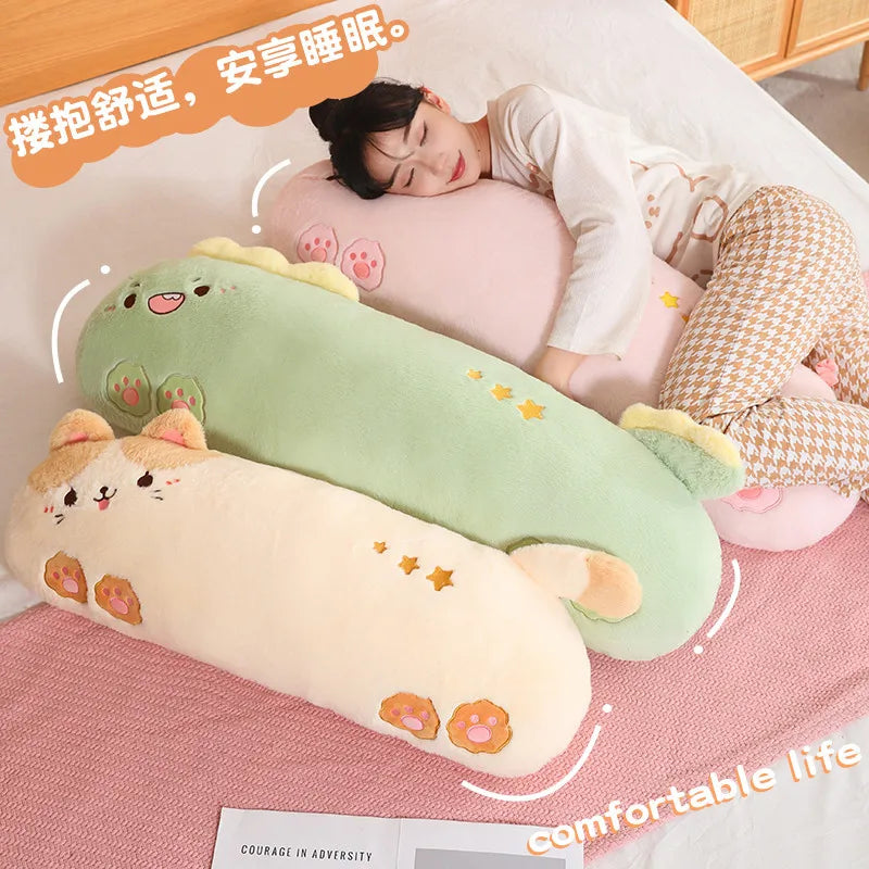 Animal Plush Long Pillow 80/100cm