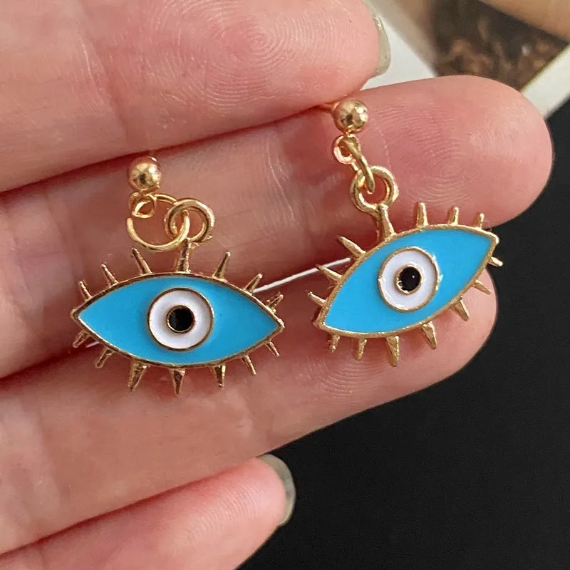 Turkey Eye Stud Earrings