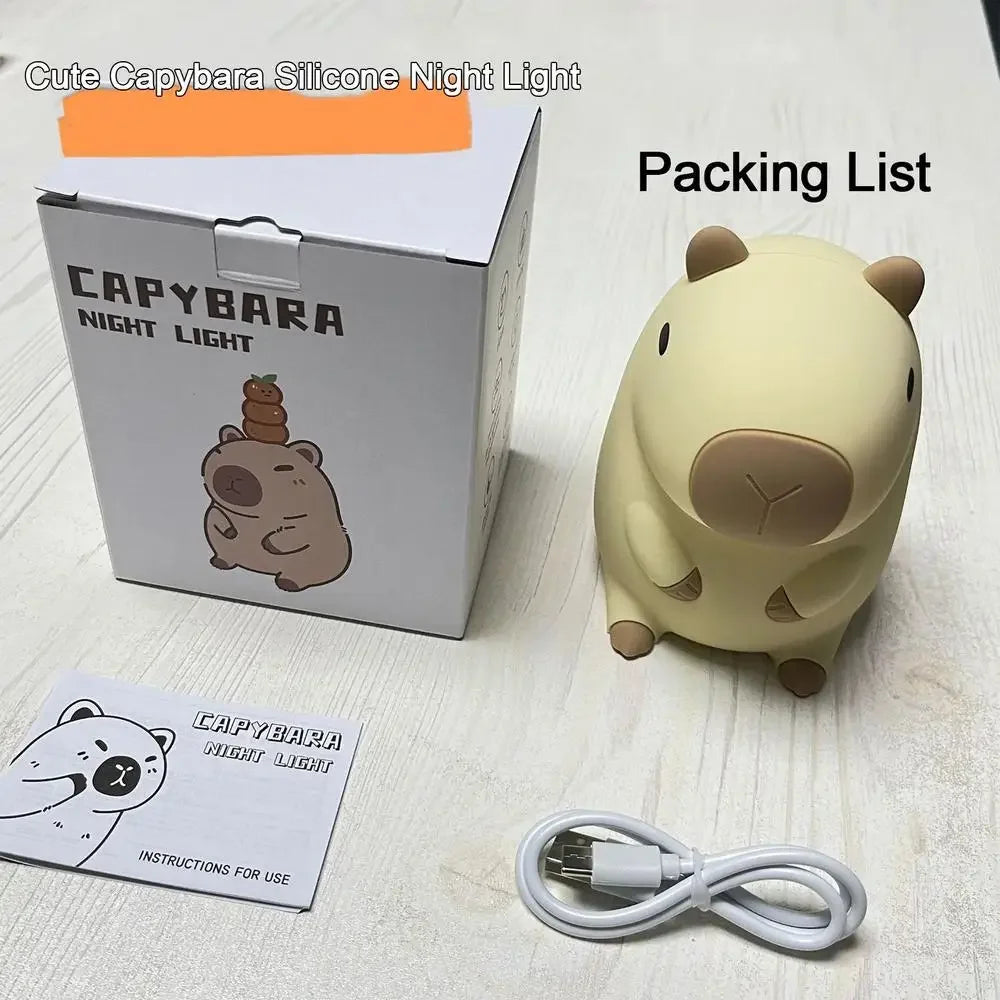Capybara Silicone Night Light
