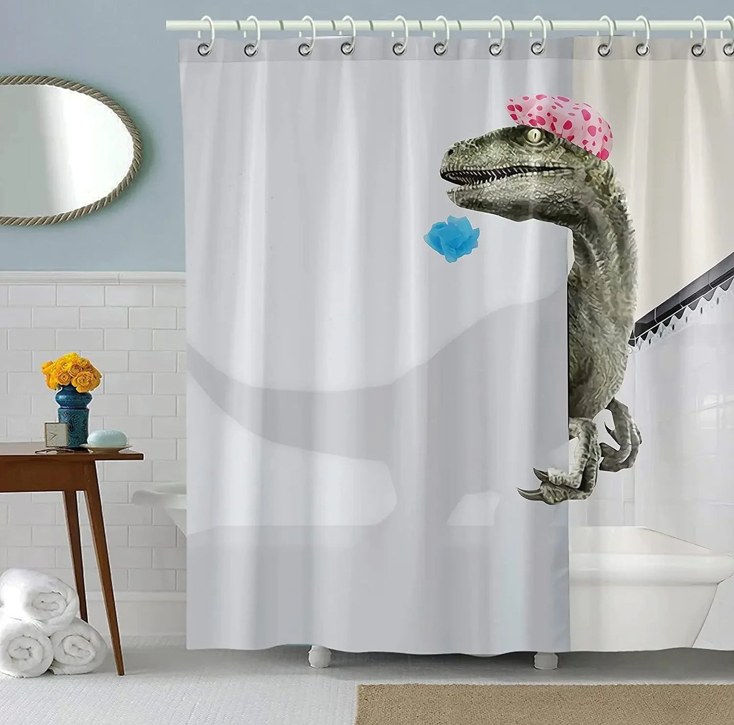 Funny Cat Shower Curtain