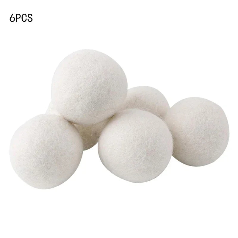 1/3/6PCS Wool Dryer Balls