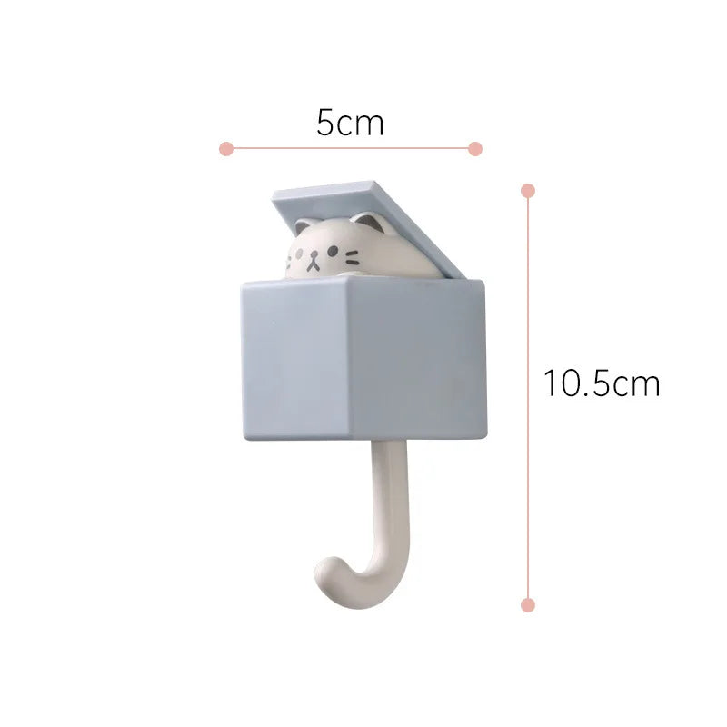 Wall Animal Decorative Hooks Cat Hooks