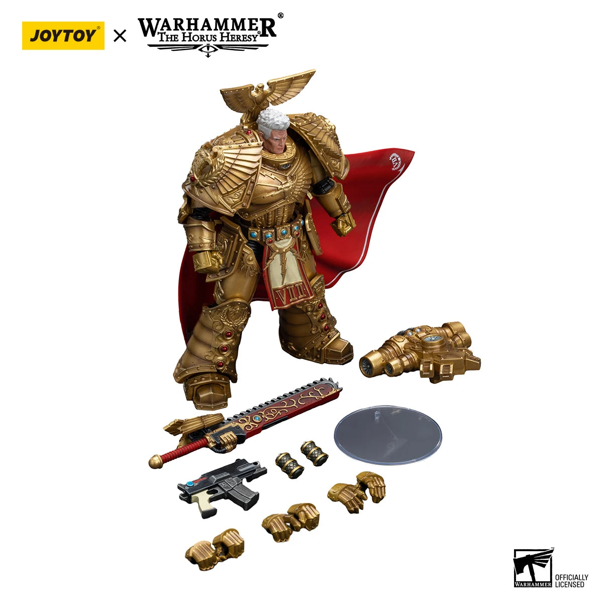 JOYTOY Warhammer 40k 1/18 Action Figures Imperial Fists Rogal Dorn, Primarch of the Vllth Legion