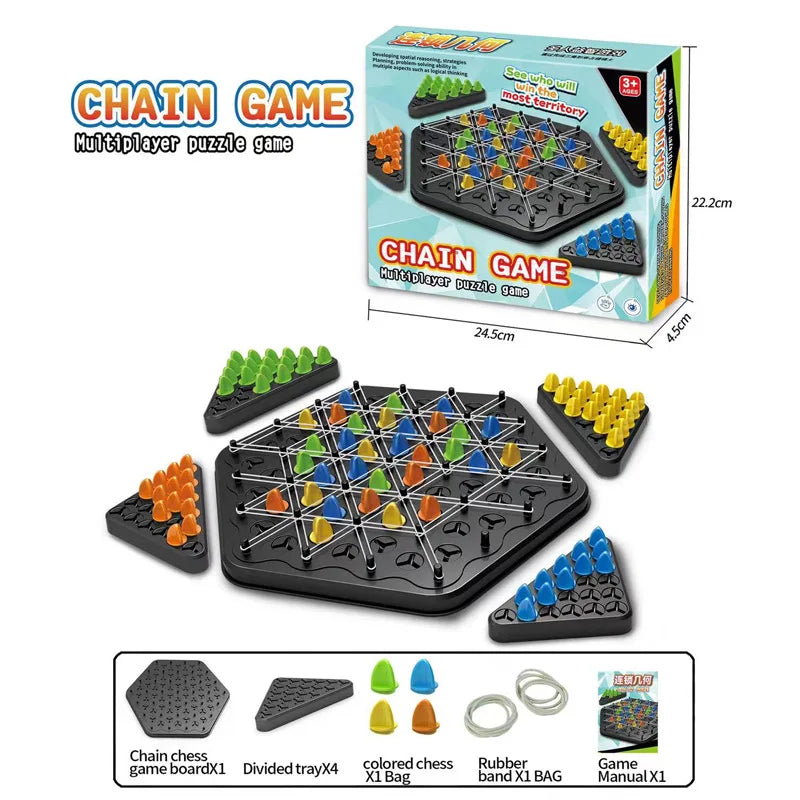 Chain Triangle Chess Game