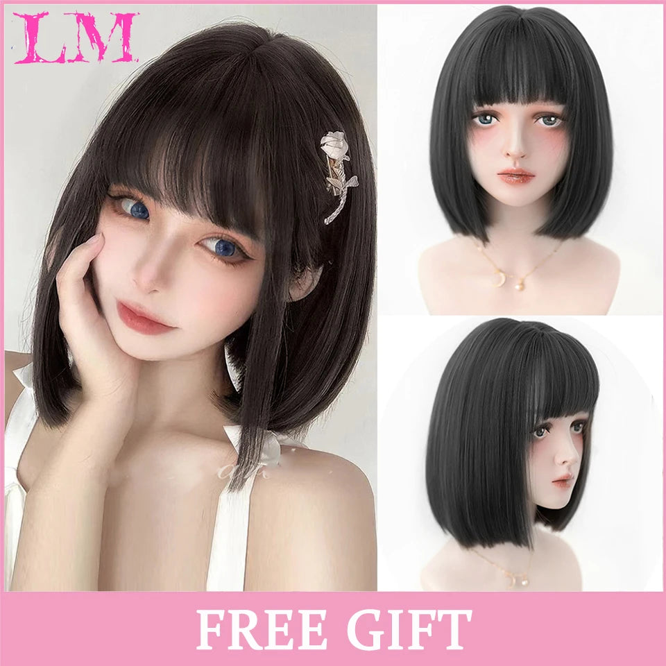 Cosplay Wig With Bangs