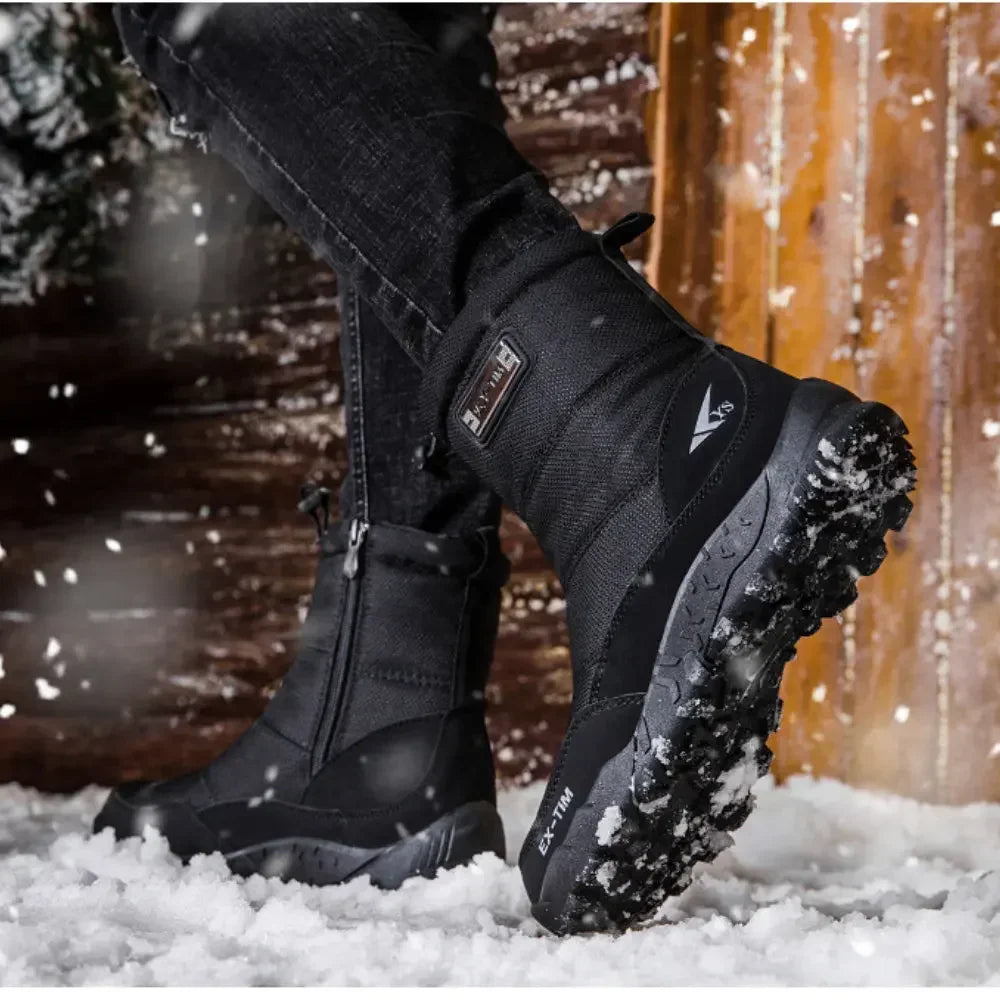 Snow Winter Boots Men Hiking Shoes Waterproof