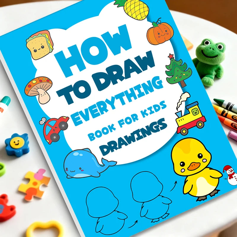 Art Learning Book - How to Draw Everything with Simple Steps