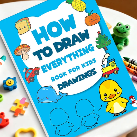Art Learning Book - How to Draw Everything with Simple Steps