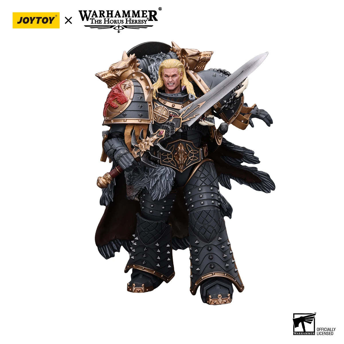 JOYTOY Warhammer 40k 1/18 Action Figures Space Wolves Leman Russ Primarch of the VIth Legion
