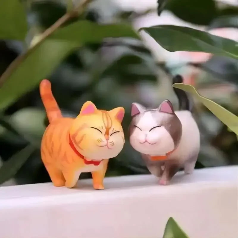 Cute Cat Ornaments Set 9pcs