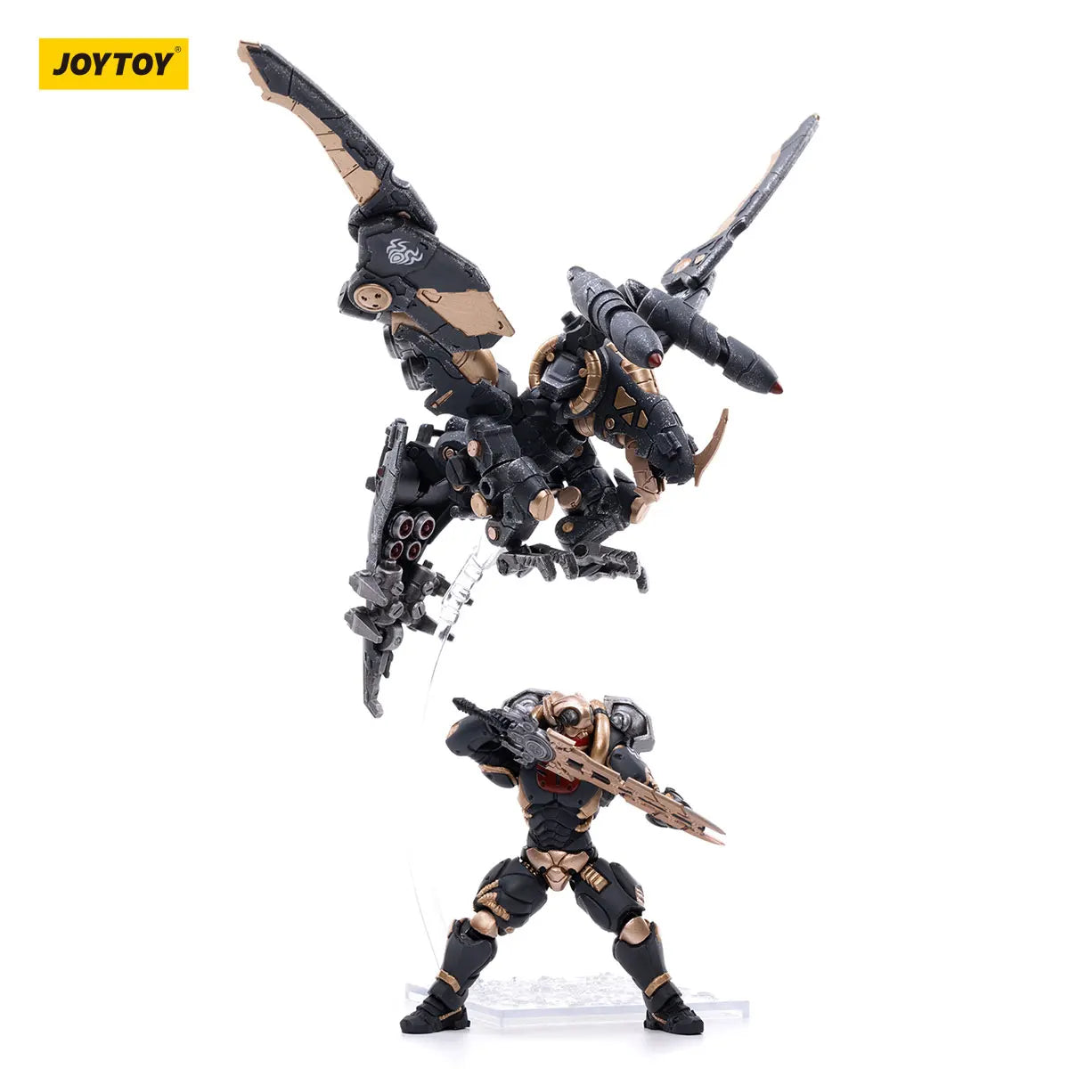 JOYTOY Battle for the Stars 1/18 Action Figures Anime 15cm Saluk Flame Dragon Cavalry Crimson Shadow