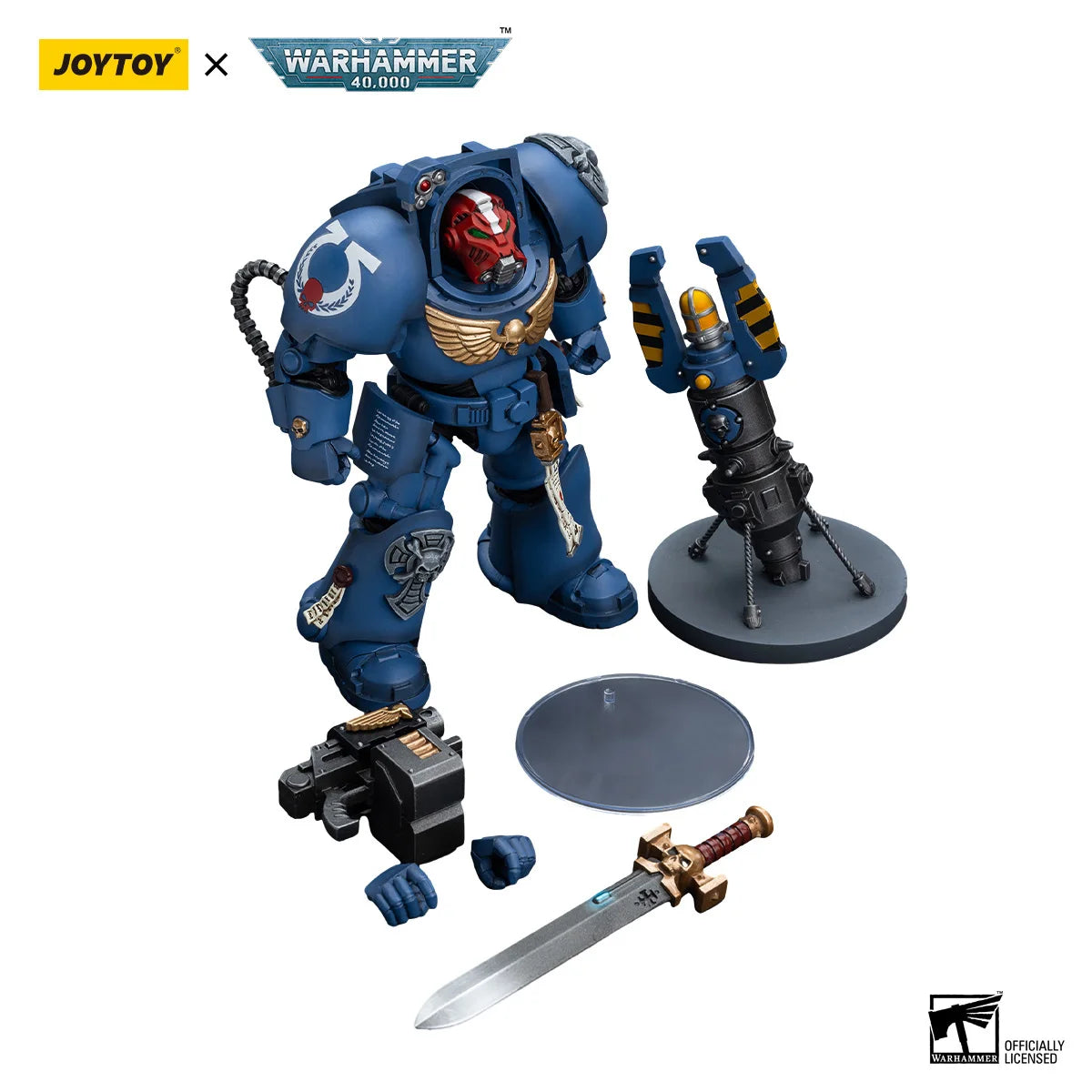 JOYTOY Warhammer 40k 1/18 Action Figures 14.3cm Ultramarines Terminator Squad