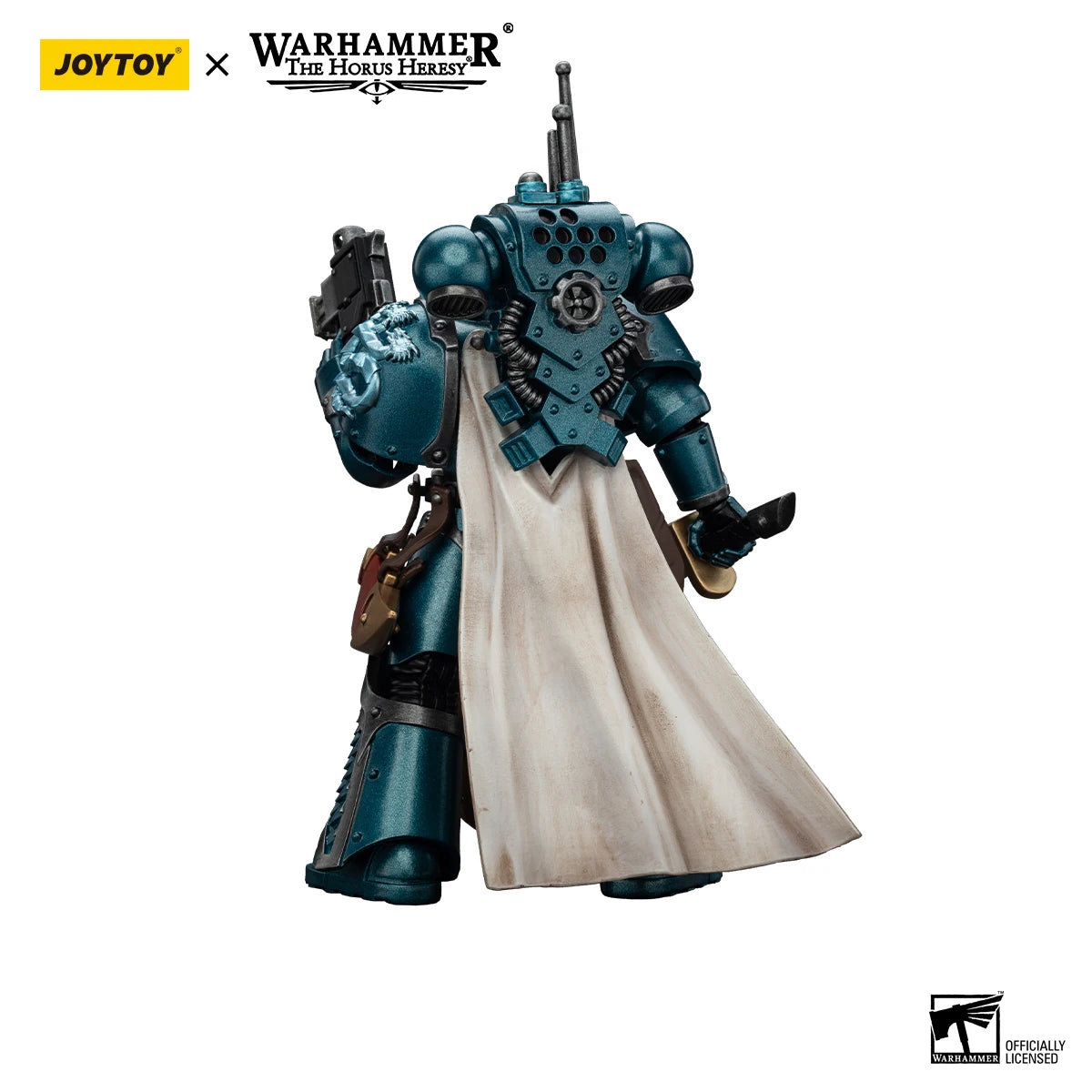 JOYTOY Warhammer 40k 1/18 Action Figures Anime 12.6cm Alpha Legion Legion Praetor with Power Sword Harrowmaster Armillus Dynat