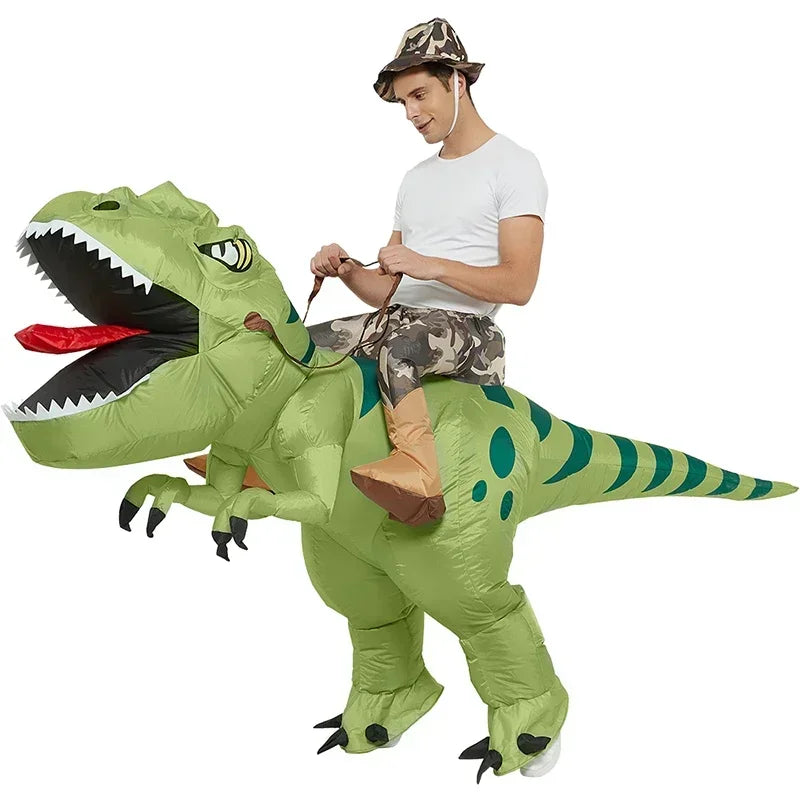 Inflatable Dinosaur Velociraptor Costume