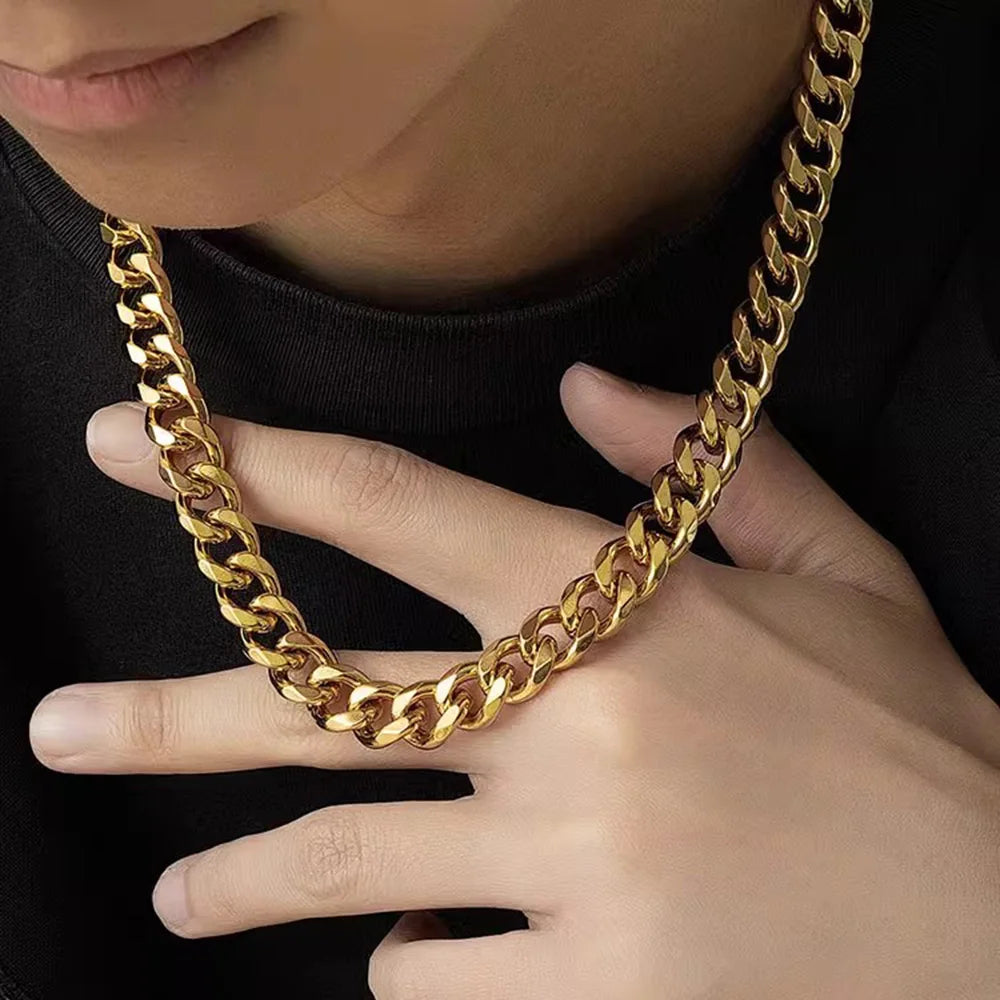 3/5/7mm Stainless Steel Cuban Link Chain