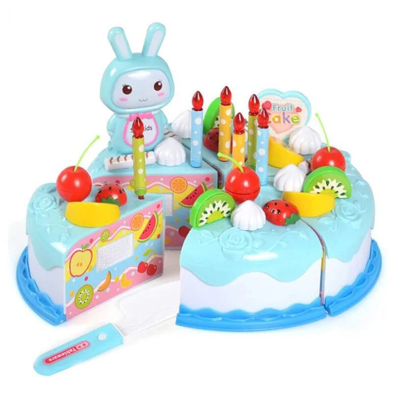 Kitchen Toys Plastic Cutting Food