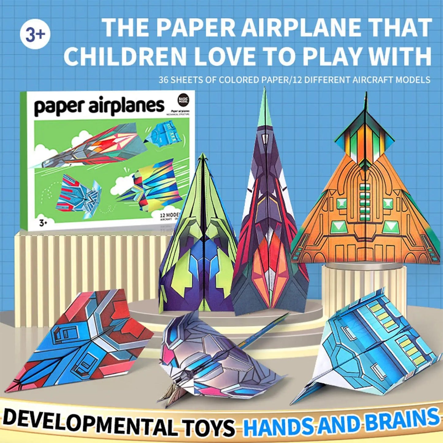 Paper Airplane Book 12 Patterns