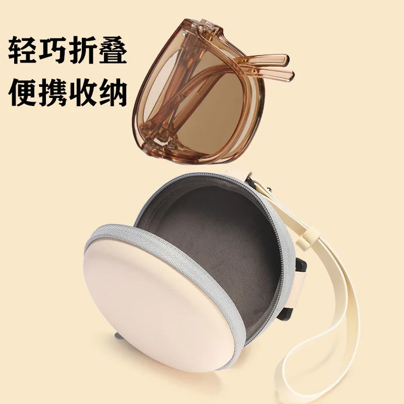 Folding UV sunglasses