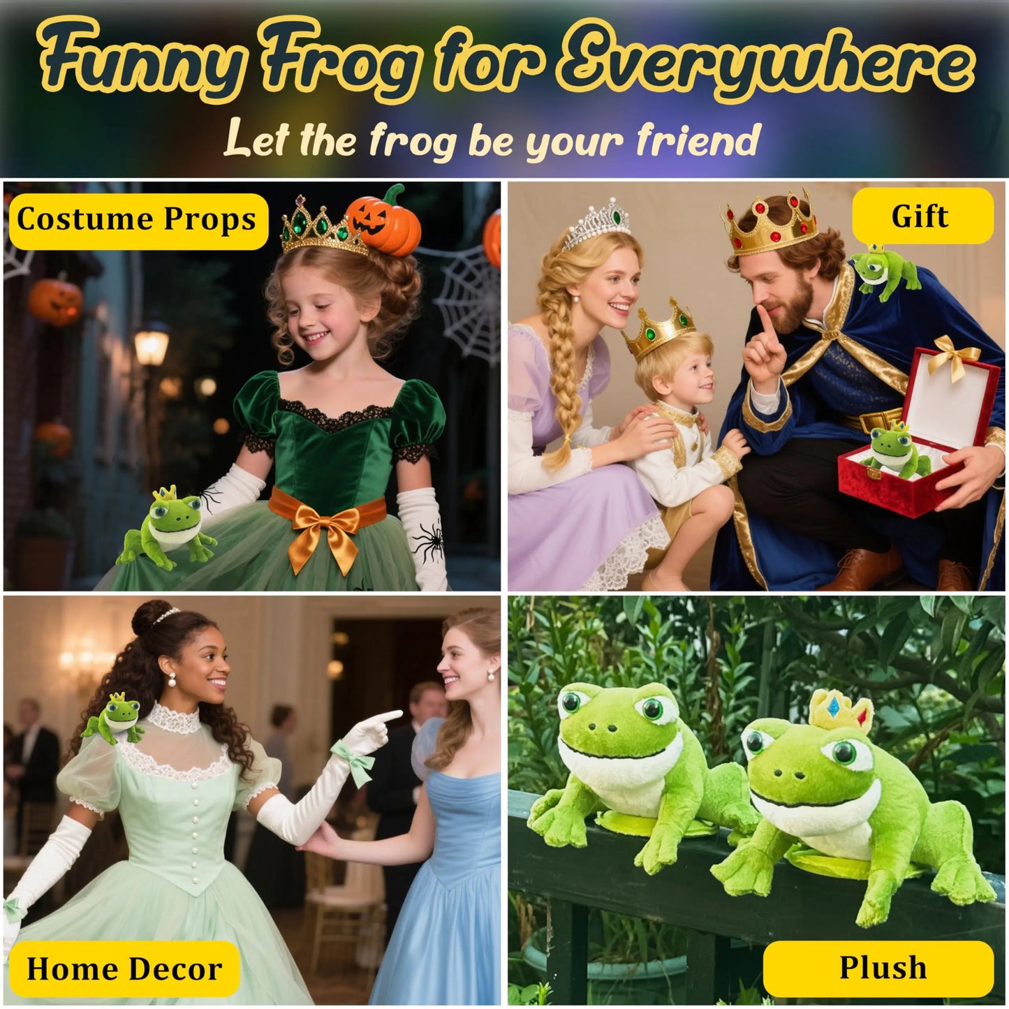 Frog Plush Toy 3.94"