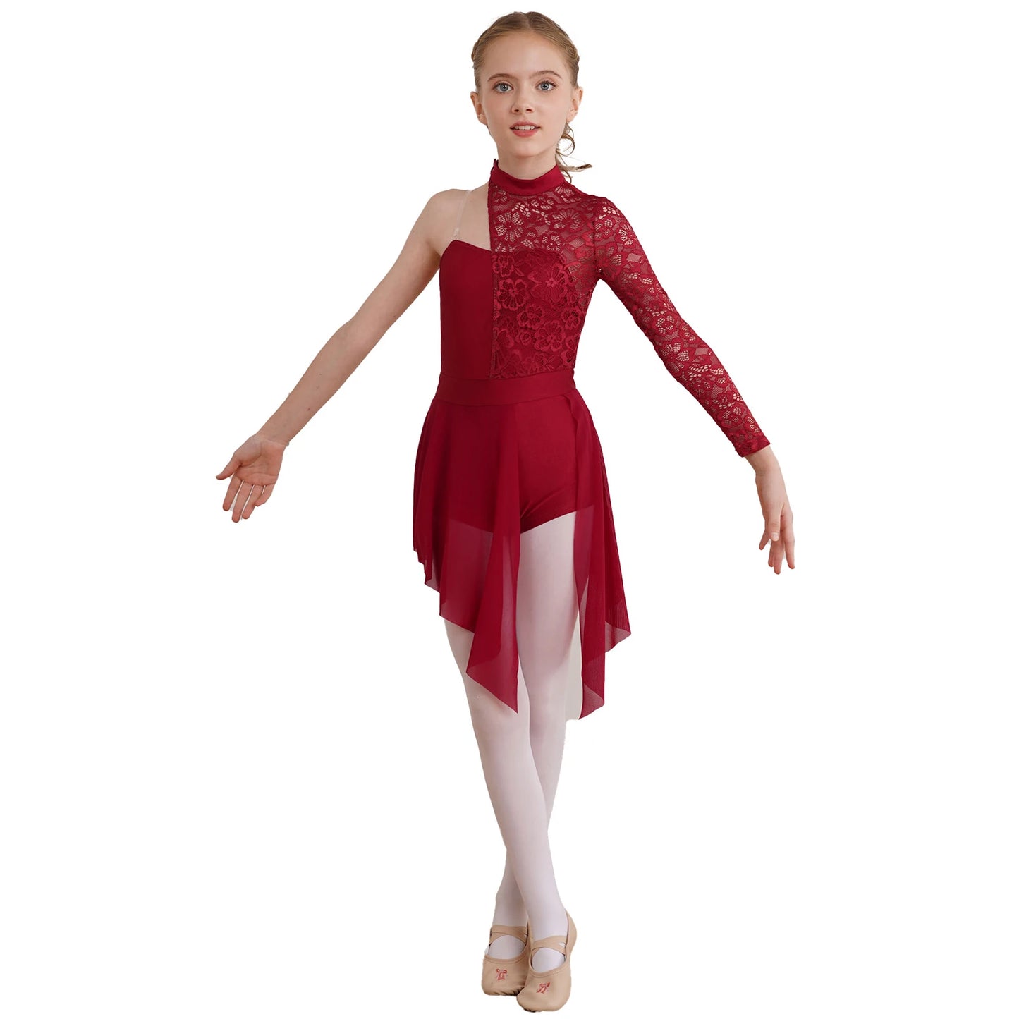 Kids Girls Modern Lyrical Dance Dress