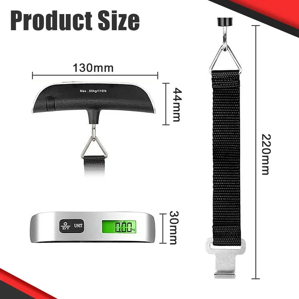 ポータブルスケール デジタル LCD ディスプレイ 110lb/50kg