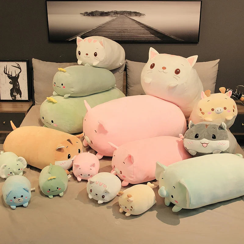 Soft Animal Cute Corner Cushion 20-90cm