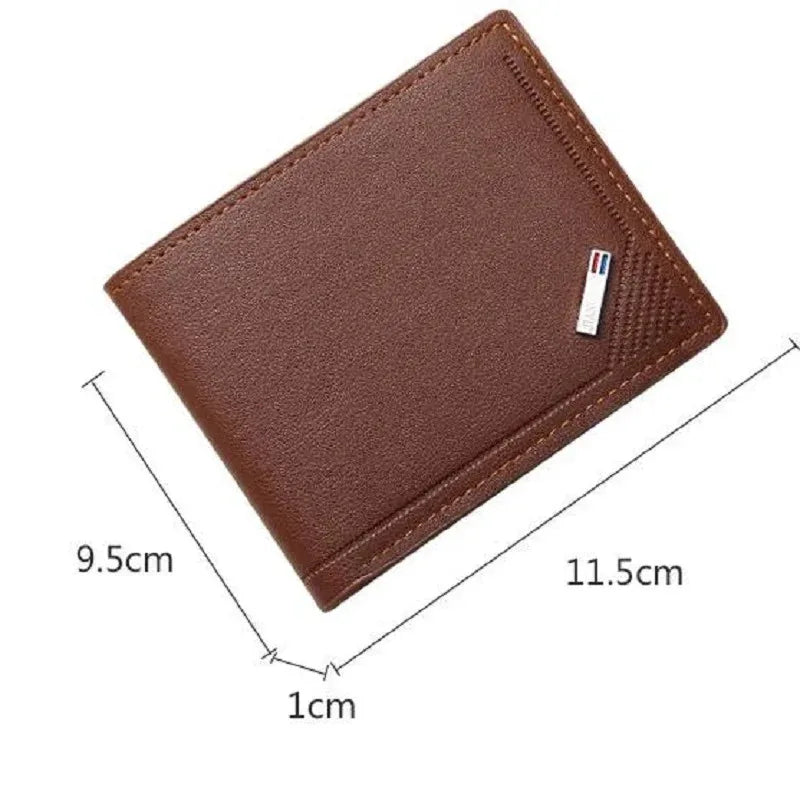 Men's soft PU leather wallet