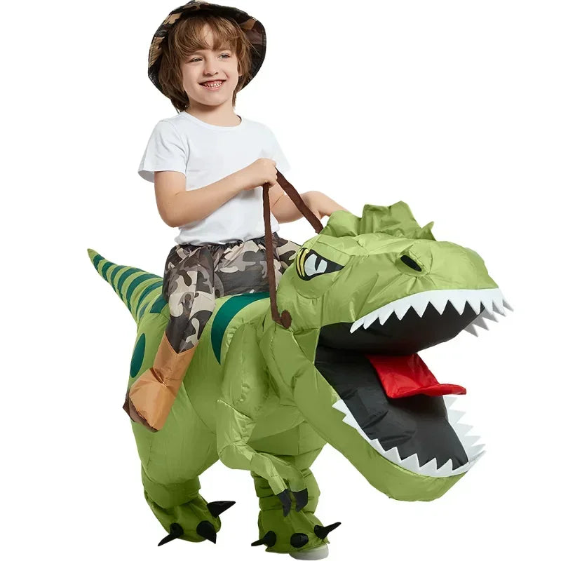 Inflatable Dinosaur Velociraptor Costume