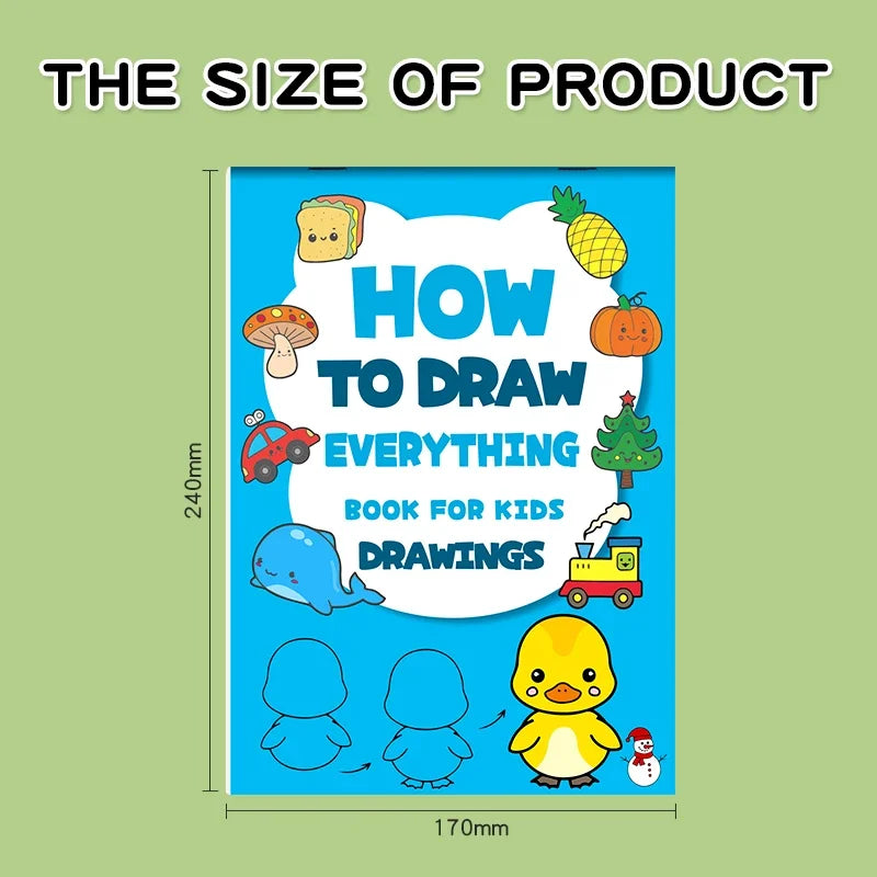 Art Learning Book - How to Draw Everything with Simple Steps