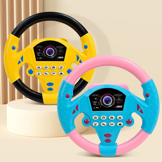 Steering Wheel Toy with Light Sound