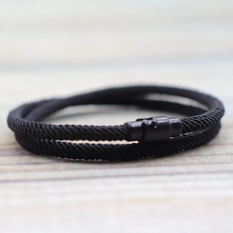 Minimalist Men Rope Magnetic Bracelet