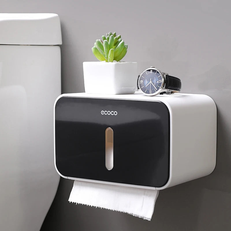 ECOCO Toilet Paper Roll Holder Wall Mounted