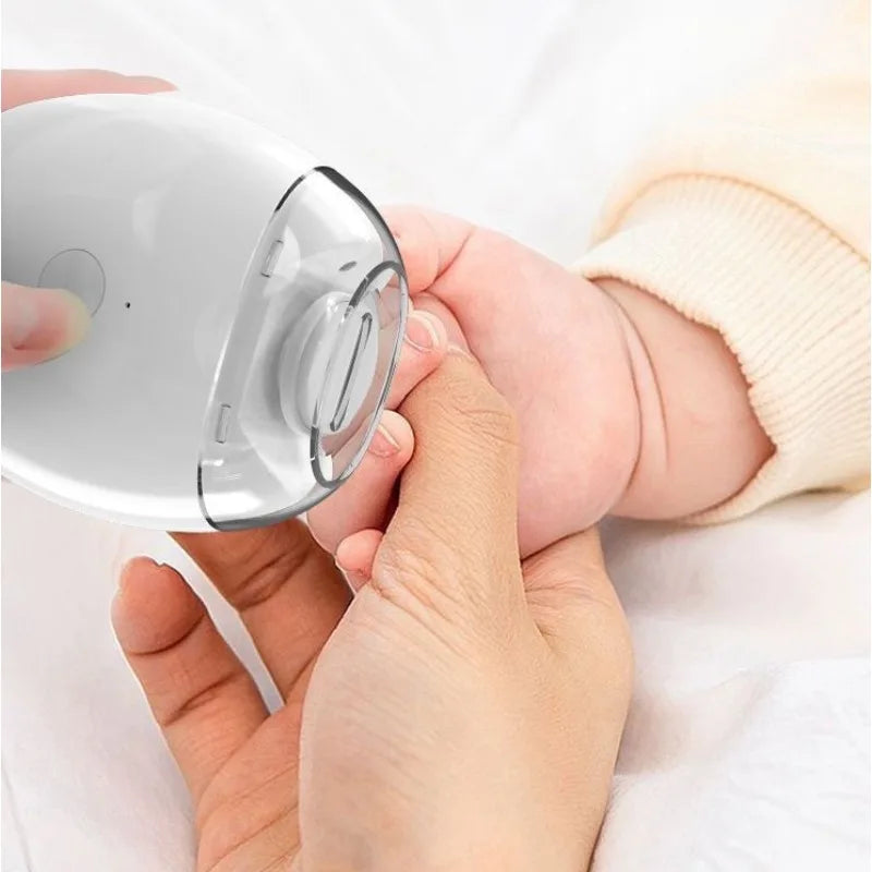 2 IN 1 Electric Nail Clipper Cutter with LED Light