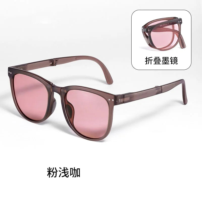 Folding UV sunglasses