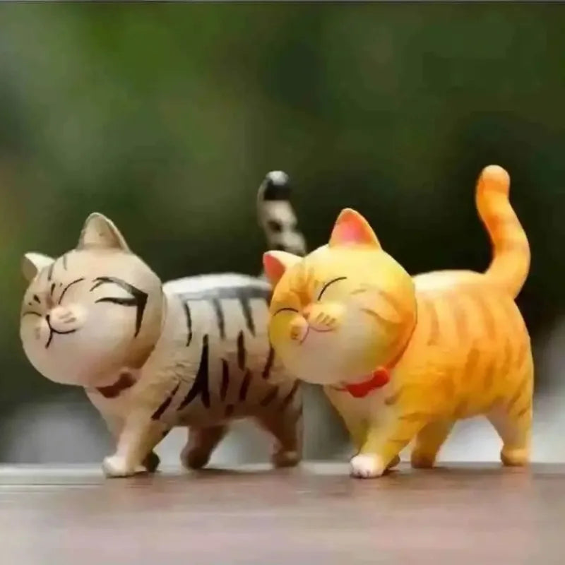 Cute Cat Ornaments Set 9pcs
