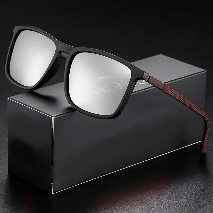 Classic Square Sunglasses Comfortable Lightweight