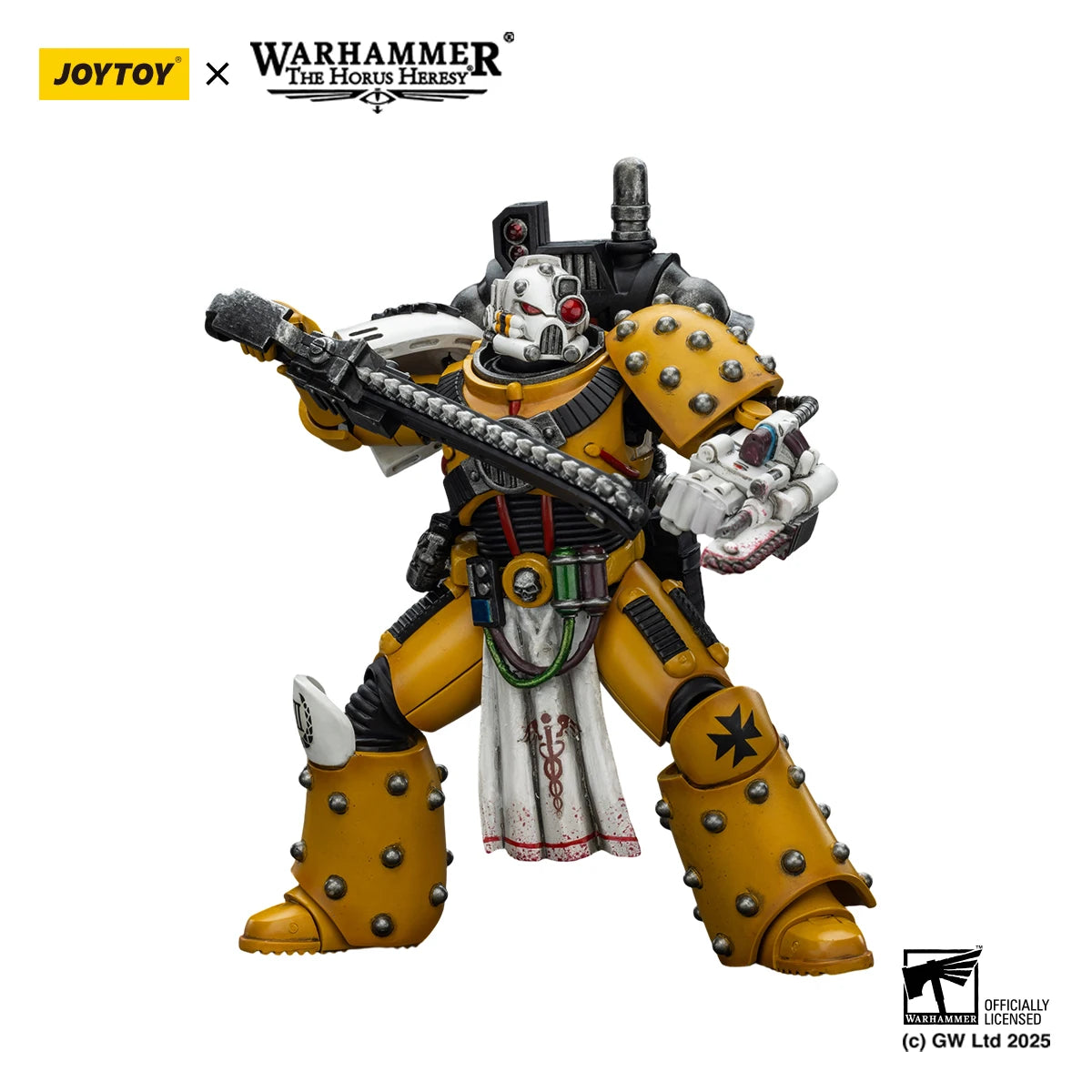 JOYTOY Warhammer 40k 1/18 Action Figures Imperial Fists Legion Apothecary
